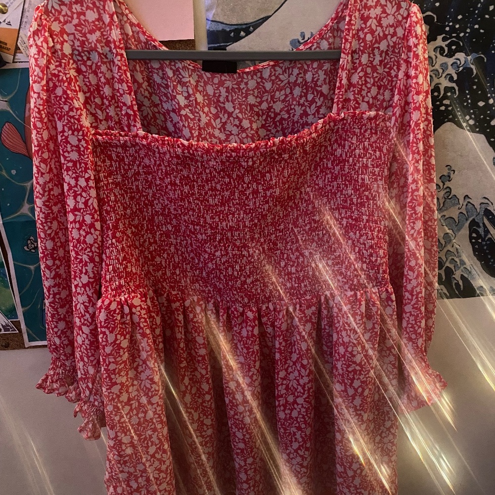 Torrid babydoll blouse